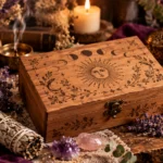 Caja de altar Luna
